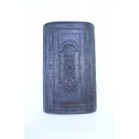 Alte gusseiserne Ofenplatte