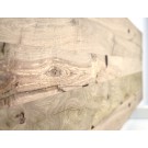 Tischplatte in Waldfarben aus historischem Eichenholz