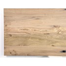 Tischplatte in Waldfarben aus historischem Eichenholz