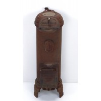 Alter, rostiger Ofen »Germane«