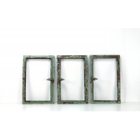 Alte Metallfenster ohne Scheiben - 3 Stück