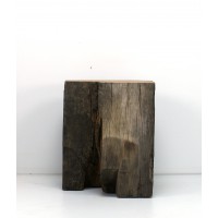 Alter Pressbalkenabschnitt aus massivem Eichenholz