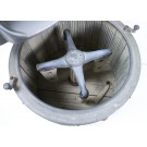 Original historische Miele Waschmaschine aus Holz