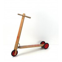 Holz-Tretroller 1950er-Jahre-Design