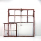 Quadratisches Fenster aus Gusseisen