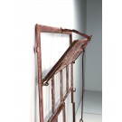 Quadratisches Fenster aus Gusseisen