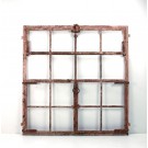 Altes Fenster aus Gusseisen