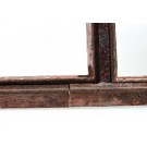 Altes Fenster aus Gusseisen