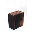 Ständer aus Altholz für Visitenkarten