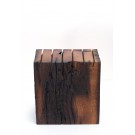 Ständer aus Altholz für Visitenkarten