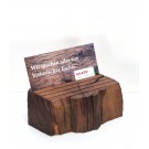 Display aus historischem Eichenholz, geölt