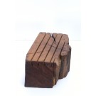 Display aus historischem Eichenholz, geölt