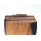 Display aus historischem Eichenholz, geölt