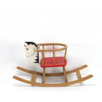 Gut erhaltenes Schaukelpferd aus Holz