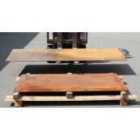 Rostige Stahlplatten, 10 mm dick