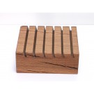 Altholzständer für Visitenkarten und Prospekte