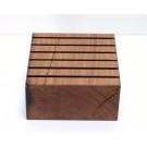 Altholzständer für Visitenkarten und Prospekte