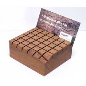 Display aus Altholz »Kreuz und Quer«