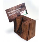 Rustikaler Visitenkartenständer aus alter Eiche 