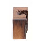 Rustikaler Visitenkartenständer aus alter Eiche 