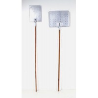 Zwei Brotschieber mit Alu-Blatt