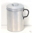 Blechbehälter mit zwei Trichtern