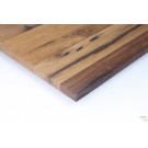 Gespachtelt, geölt und geschliffen oder gebürstet: Maßgefertigte Tischplatte Eiche Altholz