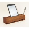 100Mark-Design-Tablet-Halter »old elegance« aus antikem Eichenholz, Nr. 5